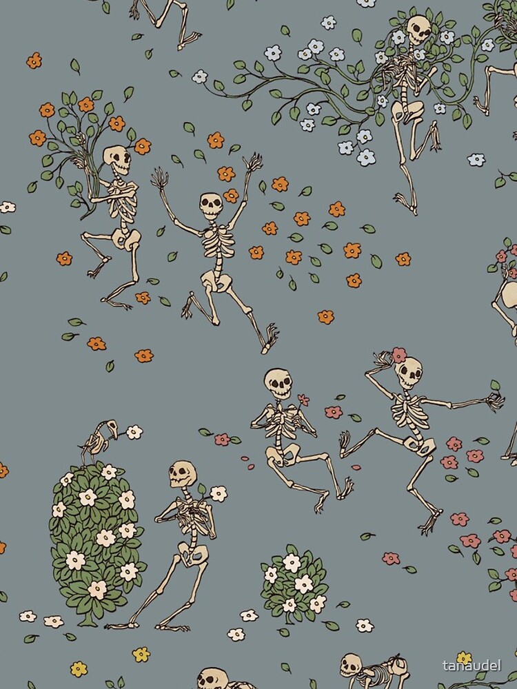 Skeletons with garlands by tanaudel