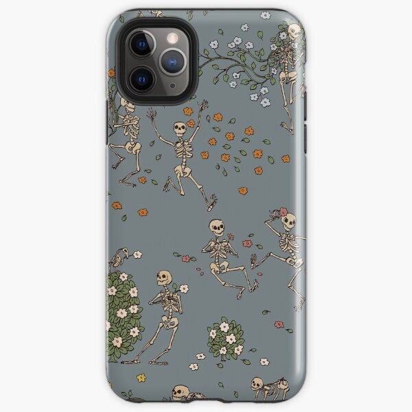 Skeletons with garlands iPhone Tough Case