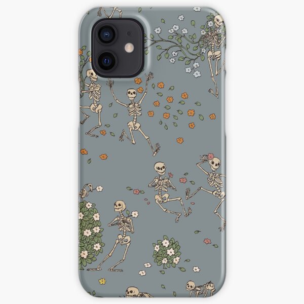 Squelettes avec des guirlandes Coque rigide iPhone