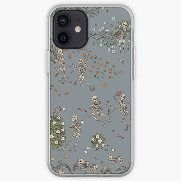 Esqueletos con guirnaldas Funda blanda para iPhone