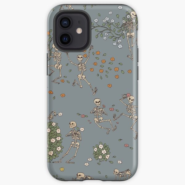 Squelettes avec des guirlandes Coque antichoc iPhone