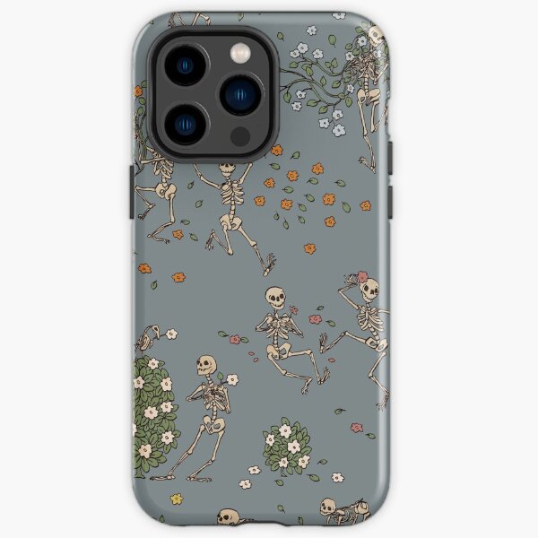 Skeletons with garlands iPhone Tough Case