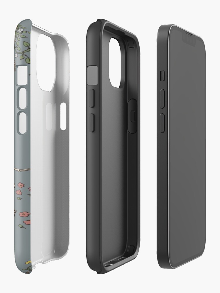 Alternate view of Skeletons with garlands iPhone Case