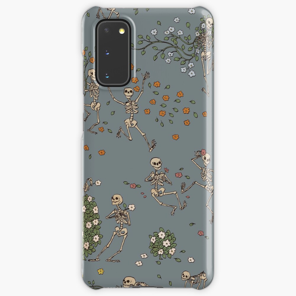 Skeletons with garlands Case & Skin for Samsung Galaxy