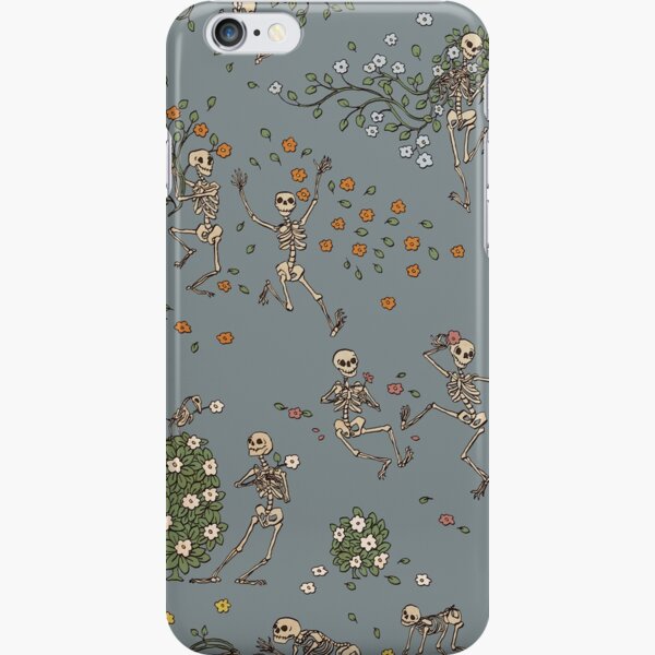 Esqueletos con guirnaldas Funda rígida para iPhone