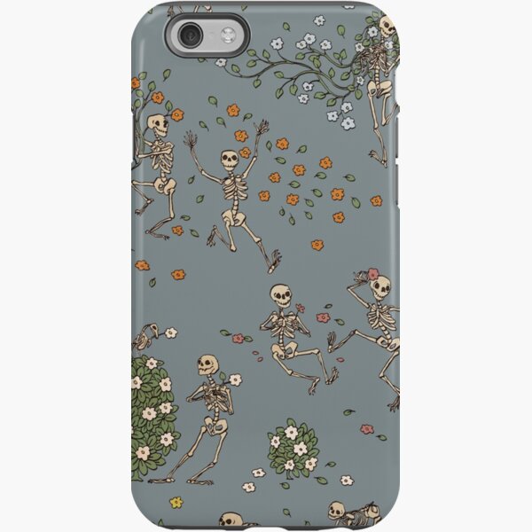 Squelettes avec des guirlandes Coque antichoc iPhone
