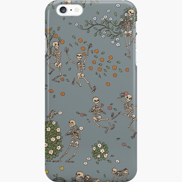 Skeletons with garlands iPhone Snap Case