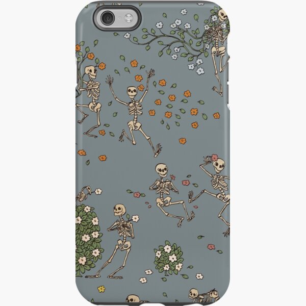 Skeletons with garlands iPhone Tough Case