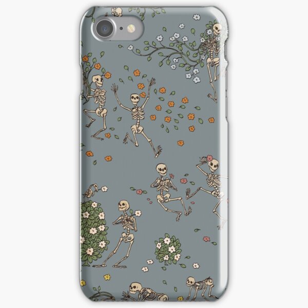 Skeletons with garlands iPhone Snap Case