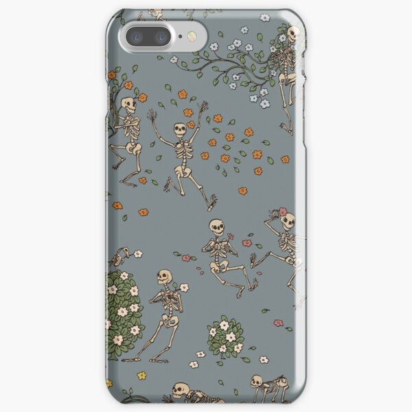Esqueletos con guirnaldas Funda rígida para iPhone