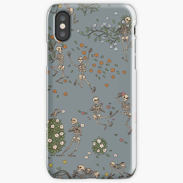 Esqueletos con guirnaldas Funda rígida para iPhone