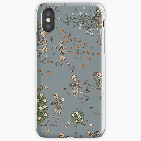 Skeletons with garlands iPhone Snap Case