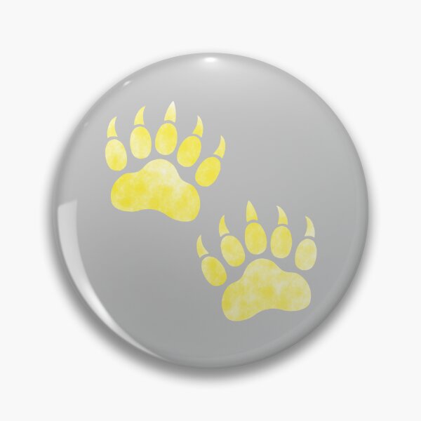 Item preview, Bear Paws - Yellow designed and sold by TheeForestFox Shop.