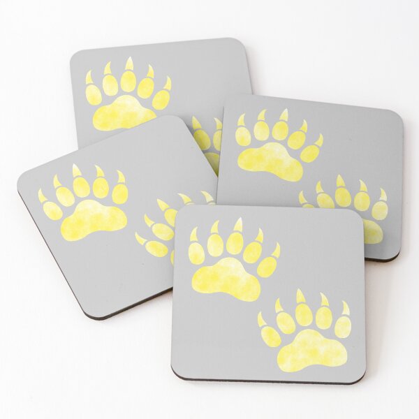 Item preview, Bear Paws - Yellow designed and sold by TheeForestFox Shop.