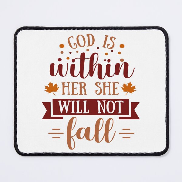 Item preview, God Is Within Her She Will Not Fall designed and sold by stylishdzign.