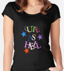 cute Women's Fitted Scoop T-Shirt