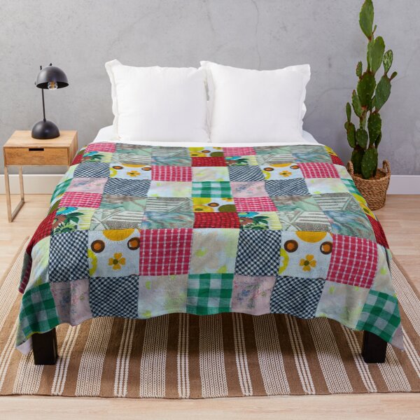 Item preview, Vintage Patchwork Rainbow designed and sold by Sasidenidesign.