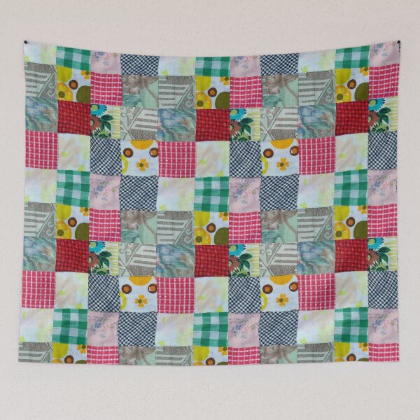 Item preview, Vintage Patchwork Rainbow designed and sold by Sasidenidesign.