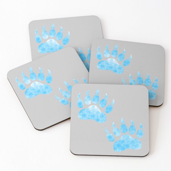 Item preview, Bear Paws - Blue designed and sold by TheeForestFox Shop.