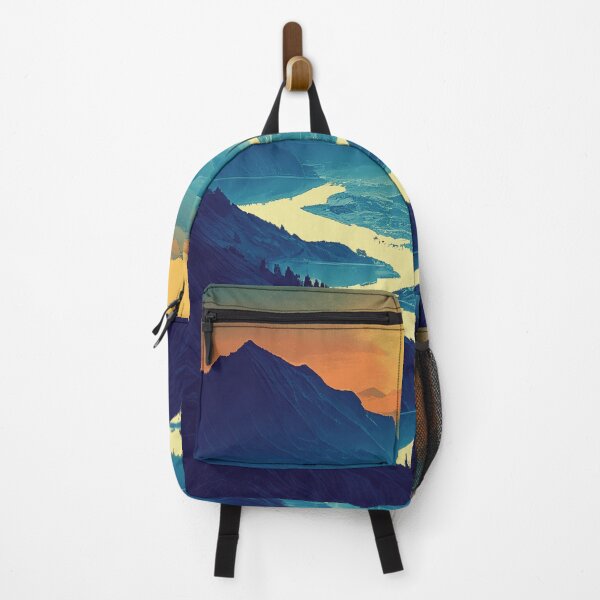 Item preview, River in mountains, Beautiful Painting designed and sold by mariavision.
