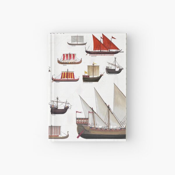 Medieval Ships Hardcover Journal