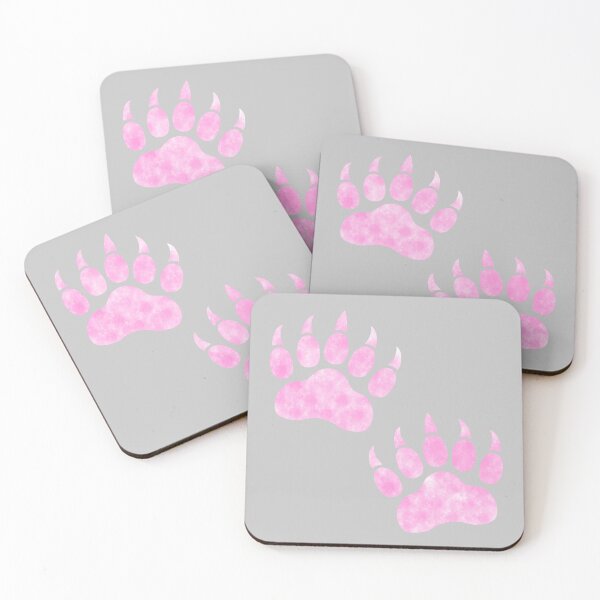Item preview, Bear Paws - Pink designed and sold by TheeForestFox Shop.