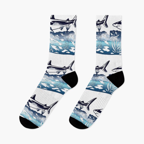 Item preview, Ocean At Night Reef Shark designed and sold by damonasplace.