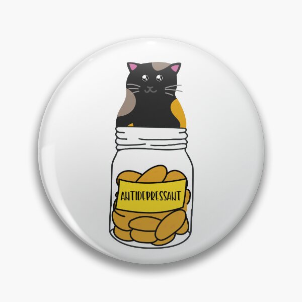 Item preview, Antidepressant Cat designed and sold by NathsNaths85.