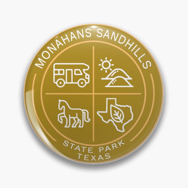 Item preview, Monahans Sandhills State Park Texas Heraldic Logo designed and sold by VanyaKar.