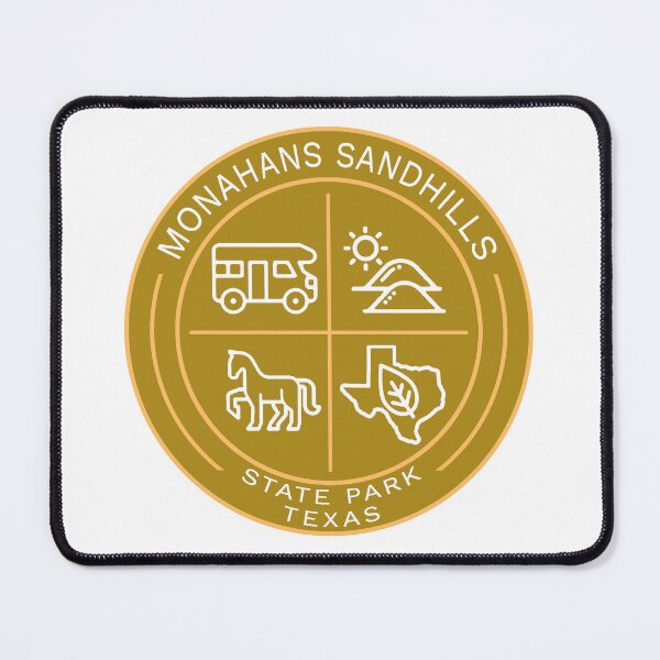 Item preview, Monahans Sandhills State Park Texas Heraldic Logo designed and sold by VanyaKar.