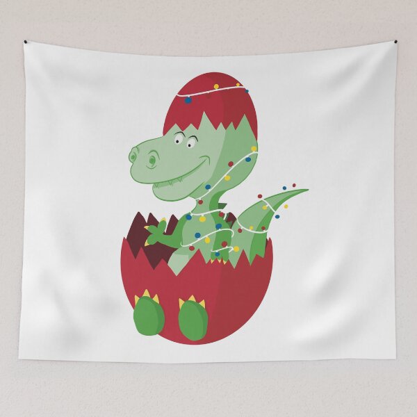 Item preview, Baby Dinosaur hatched on Christmas Day designed and sold by wildpiksel.