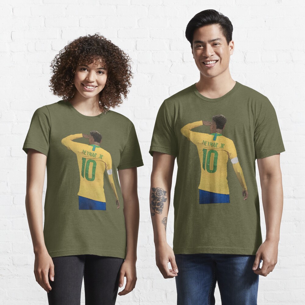 Neymar Jr World Cup Brazil Essential T-Shirt for Sale by ijdesigns