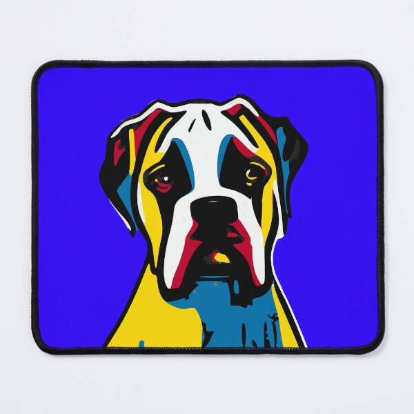 Item preview, Boxer in a Pop Art Style designed and sold by dogpopart.