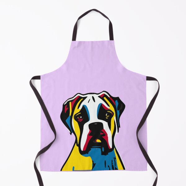 Item preview, Boxer in a Pop Art Style designed and sold by dogpopart.