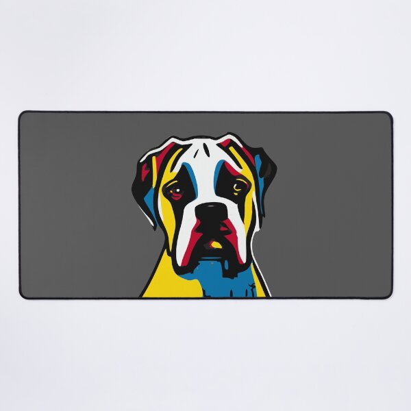 Item preview, Boxer in a Pop Art Style designed and sold by dogpopart.