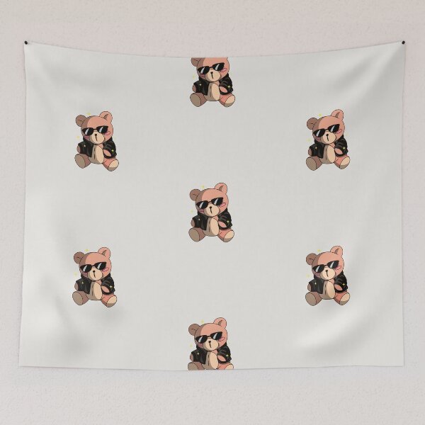 Item preview, Cute Teddy Bear with Glasses Design designed and sold by InspiredForever.