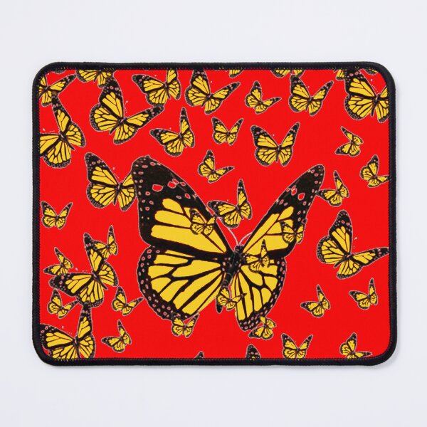 Item preview, ABSTRACT MONARCH BUTTERFLY PATTERNS RED ART designed and sold by sharlesart.