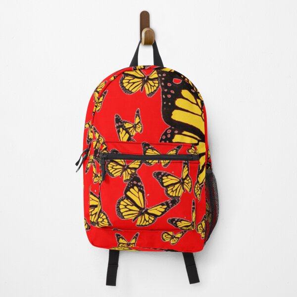 Item preview, ABSTRACT MONARCH BUTTERFLY PATTERNS RED ART designed and sold by sharlesart.