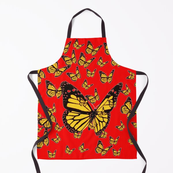 Item preview, ABSTRACT MONARCH BUTTERFLY PATTERNS RED ART designed and sold by sharlesart.