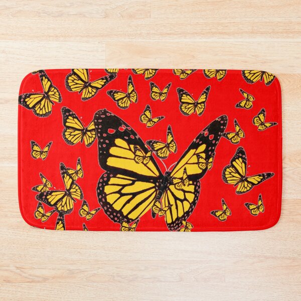 Item preview, ABSTRACT MONARCH BUTTERFLY PATTERNS RED ART designed and sold by sharlesart.