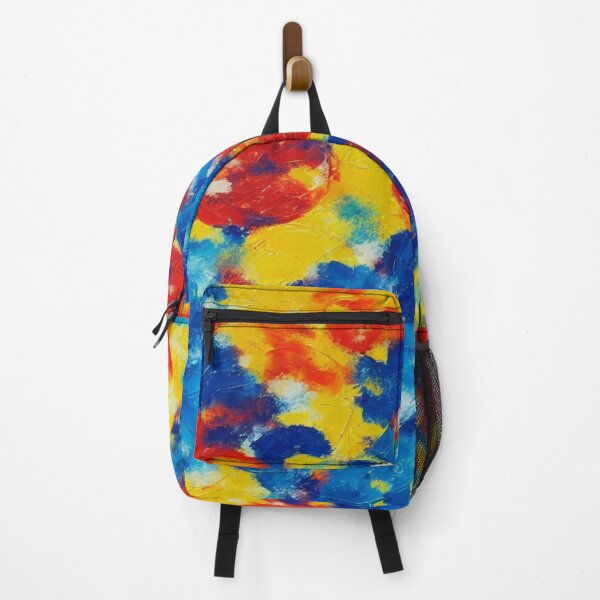 Item preview, Abstract Vivid Color Red Yellow and Blue designed and sold by calibrit.