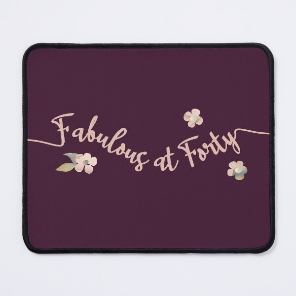 Item preview, Fabulous at 40, pretty gold 40th birthday gift - Caroline Laursen Original designed and sold by Caroline Laursen.