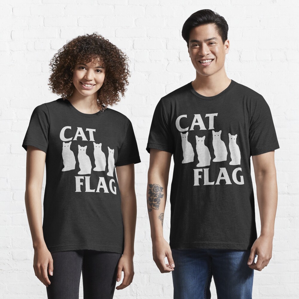 black flag cat shirt