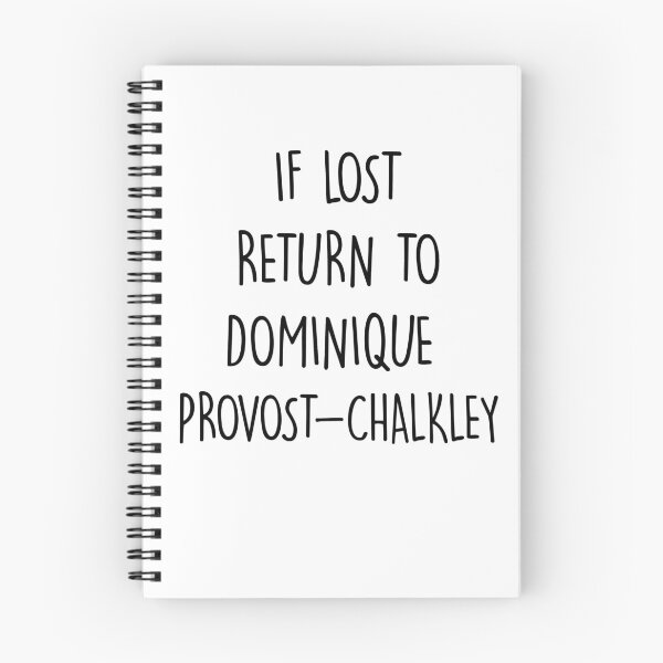 Item preview, if lost return to dominique provost-chalkley designed and sold by carmenesther.