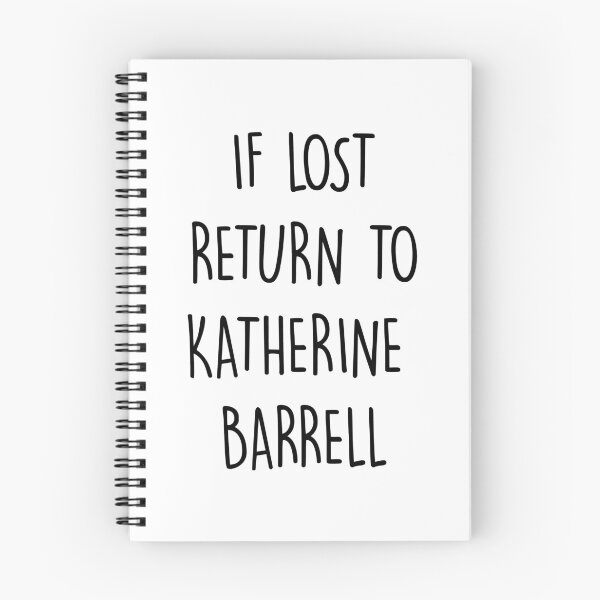 Item preview, if lost return to katherine barrell designed and sold by carmenesther.