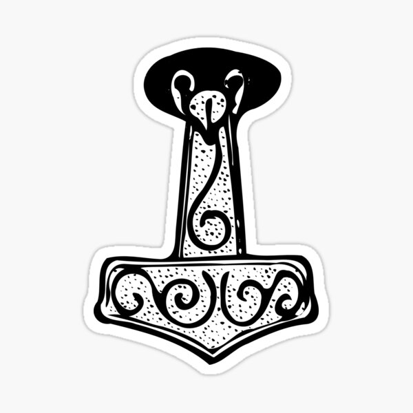 Item preview, Thor hammer pattern designed and sold by bumblethebee.