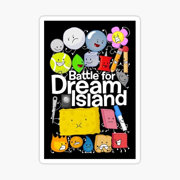 Battle for Dream Island HAVE COTS Sticker Pack Bfb Fan Art Bfdi Leafy BFDI  Teardrop Bfdi Ruby Bfdi Gelatin Bfdi Bubble Bfb 