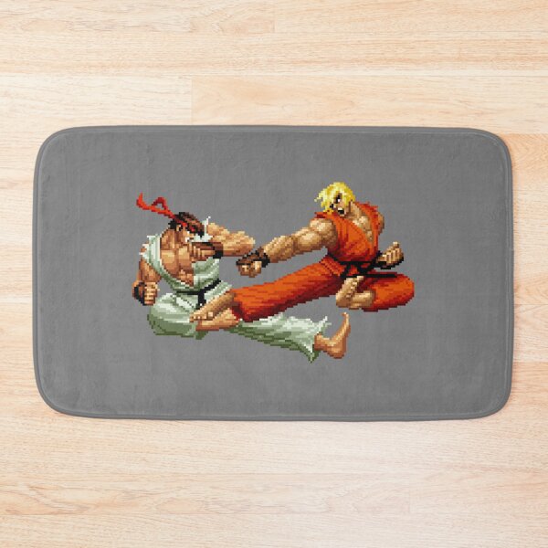 Item preview, Ryu VS Ken Street Pixel Fighter designed and sold by NEOFO.