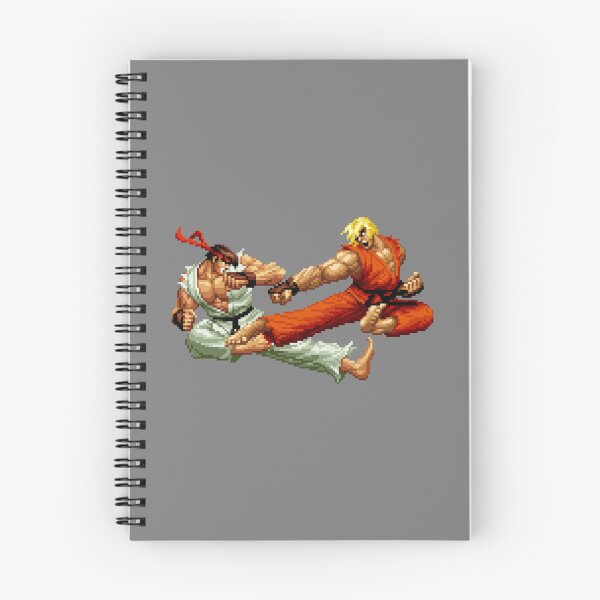 Item preview, Ryu VS Ken Street Pixel Fighter designed and sold by NEOFO.