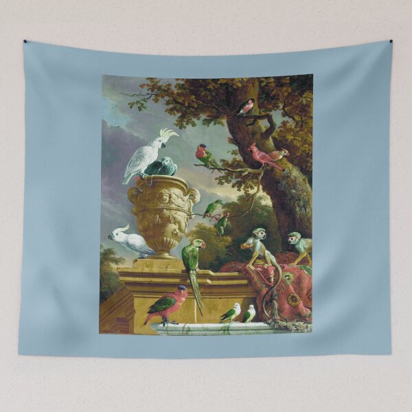 Item preview, The Menagerie by Melchior d' Hondecoeter (digitally enhanced)  designed and sold by Amanda1775.